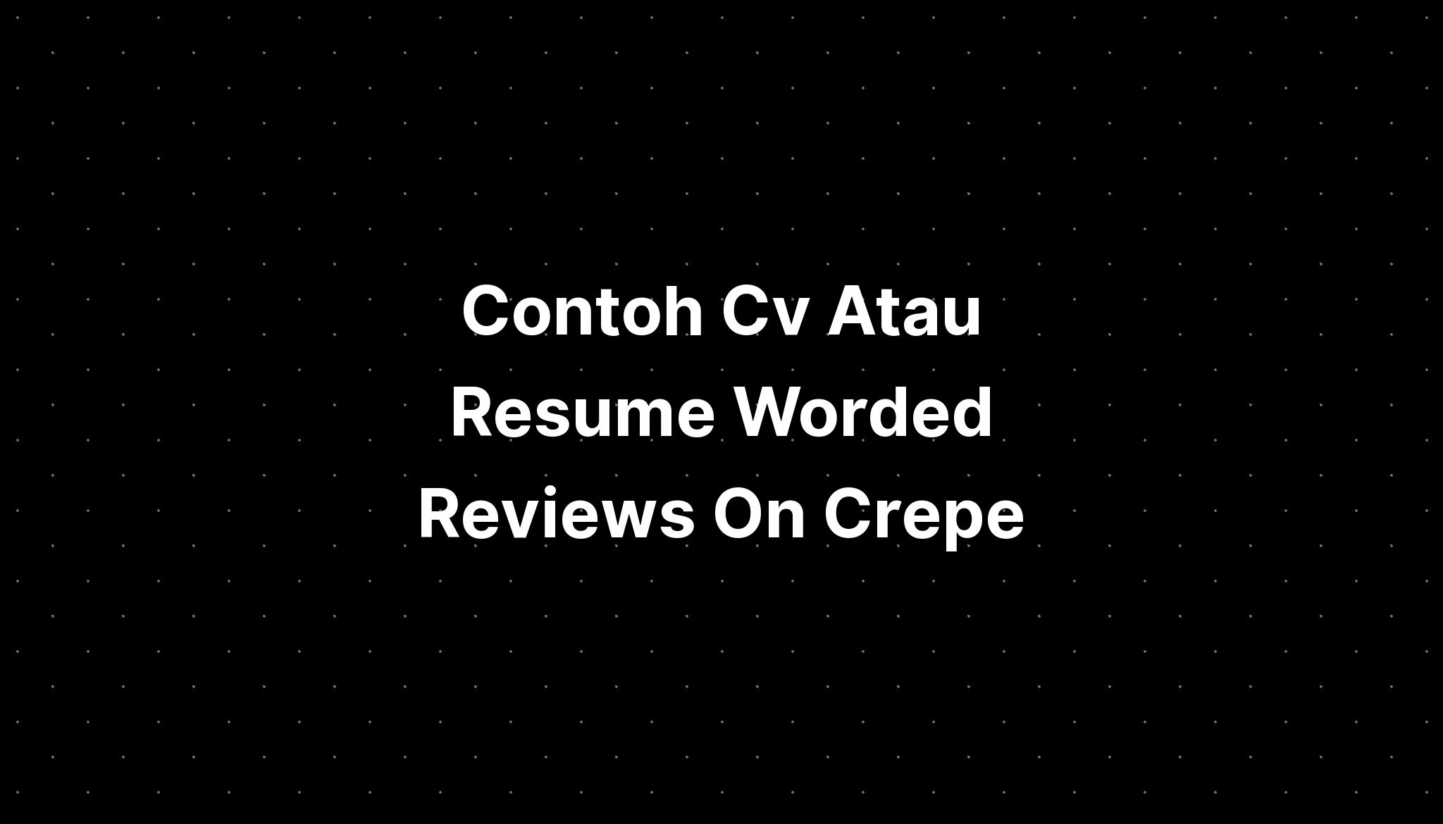 Contoh Cv Atau Resume Worded Reviews On Temu Clothing IMAGESEE